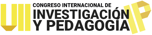 Logo blanco del Congreso de Investigación y Pedagogía